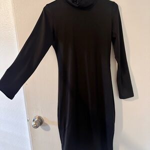 Amazon Elegant Black Long Sleeve Dress
